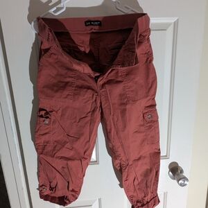 Lee Rust Relaxed Fit Cargo Cropped Pants